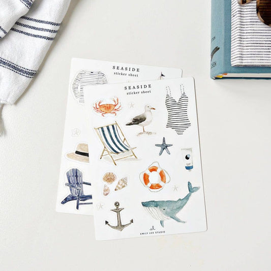 emily lex studio - Seaside sticker sheets