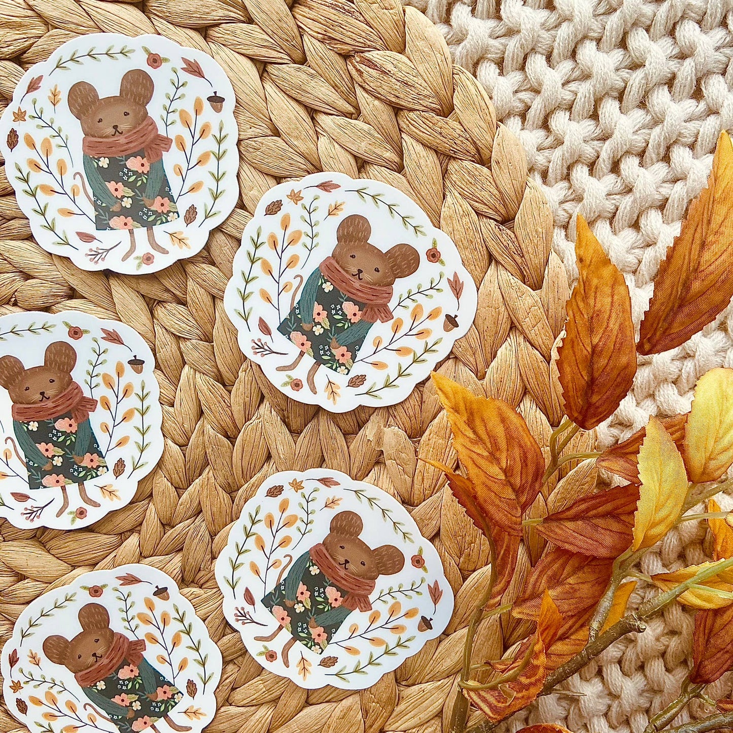Makerie Day - Woodland Mouse Sticker