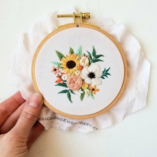 Jessica Long Embroidery - Cozy Harvest Beginner Embroidery Kit