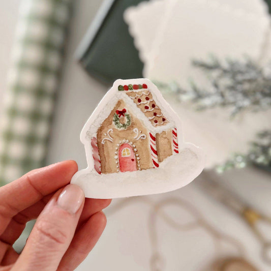 emily lex studio - Gingerbread house sticker
