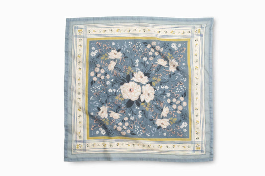 Flowerie - Flutterby Bandana | Bloom Field - Blue Floral