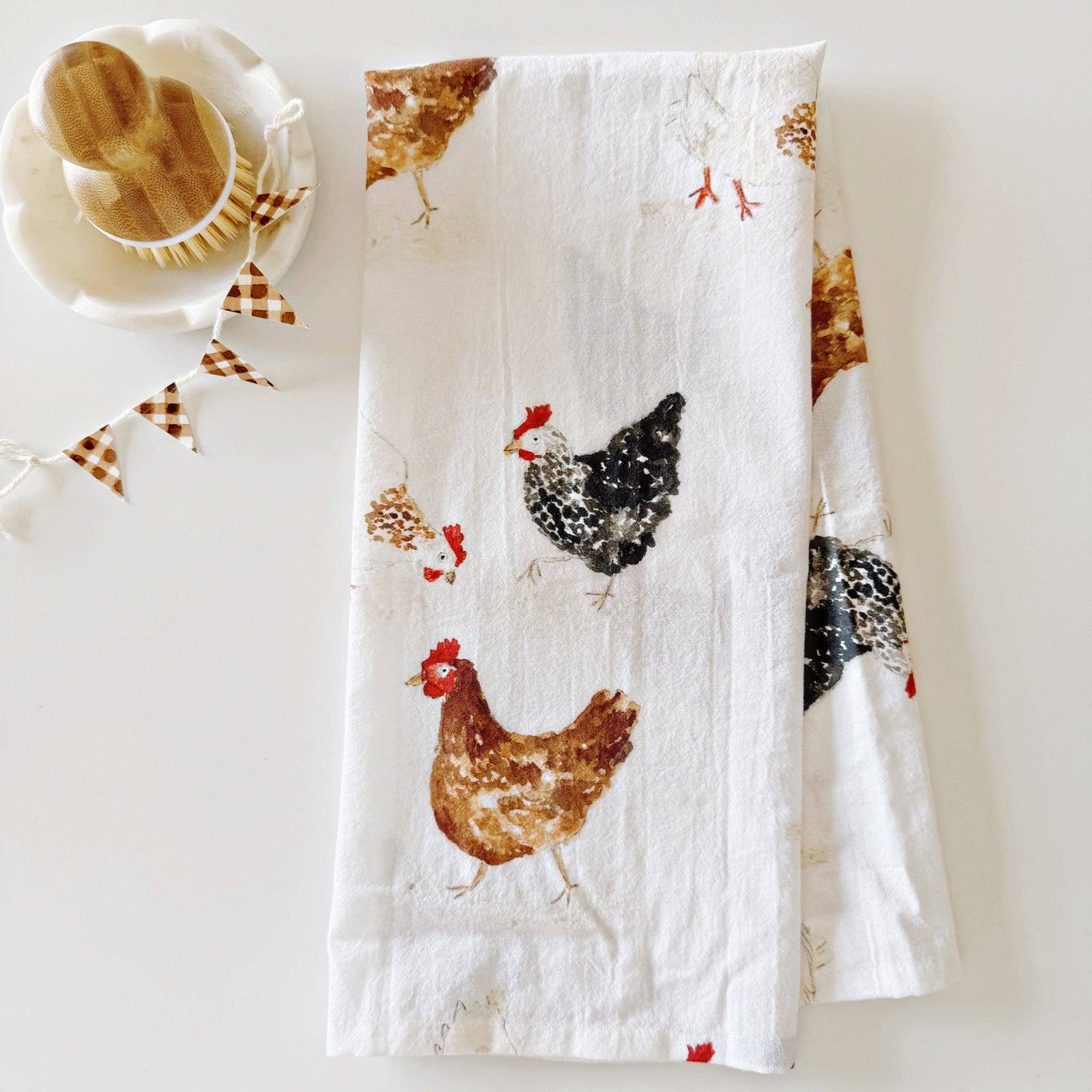 emily lex studio - Chickens tea towel