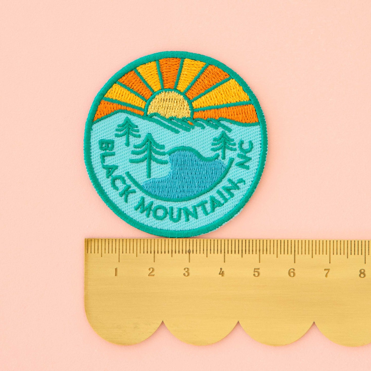 Black Mountain, NC Iron-On Sarah Hearts Patch