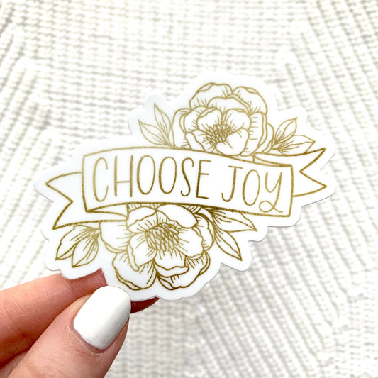 Elyse Breanne Design - Choose Joy Sticker 3x2in