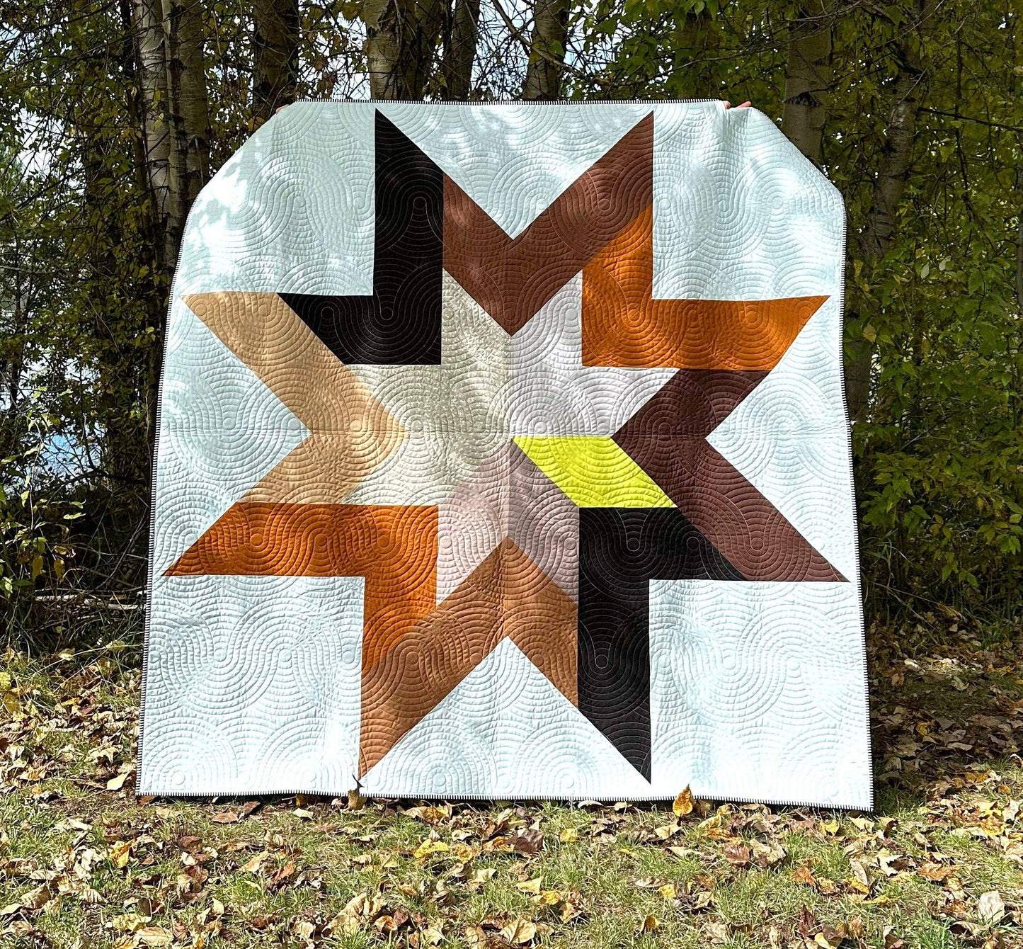 Plains and Pine - PP-16 Trailing Star Quilt Pattern