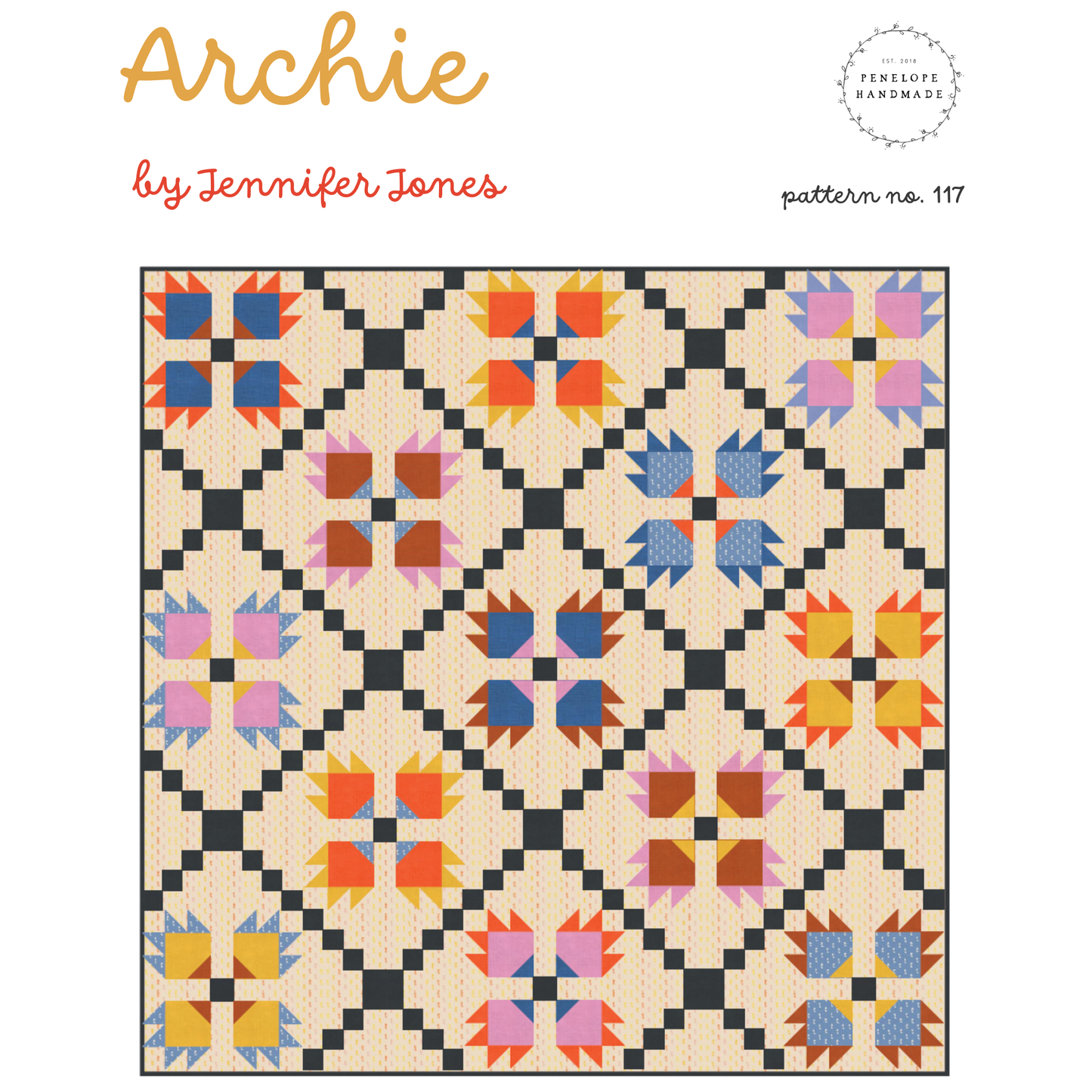 Archie Quilt Pattern | Penelope Handmade  |  Paper Version