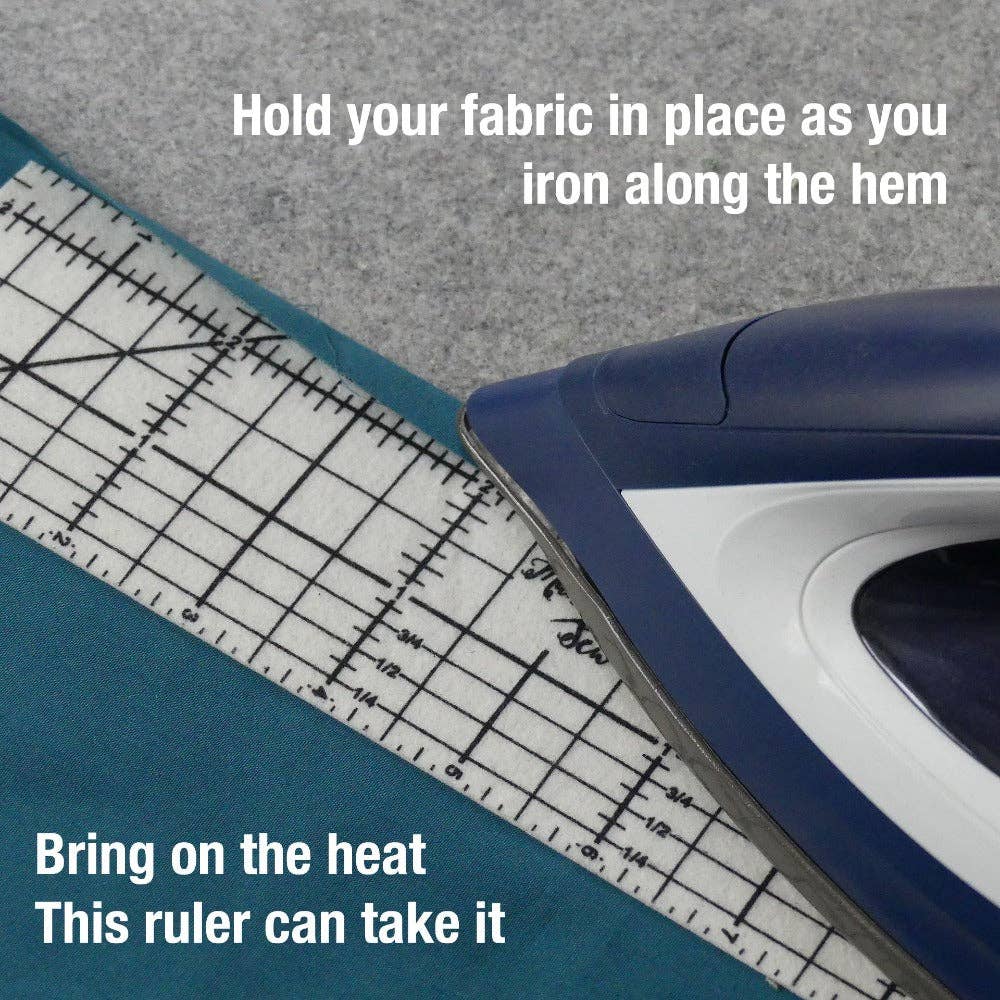 Madam Sew - Hot Hem Ruler - More than just an ironing tool !