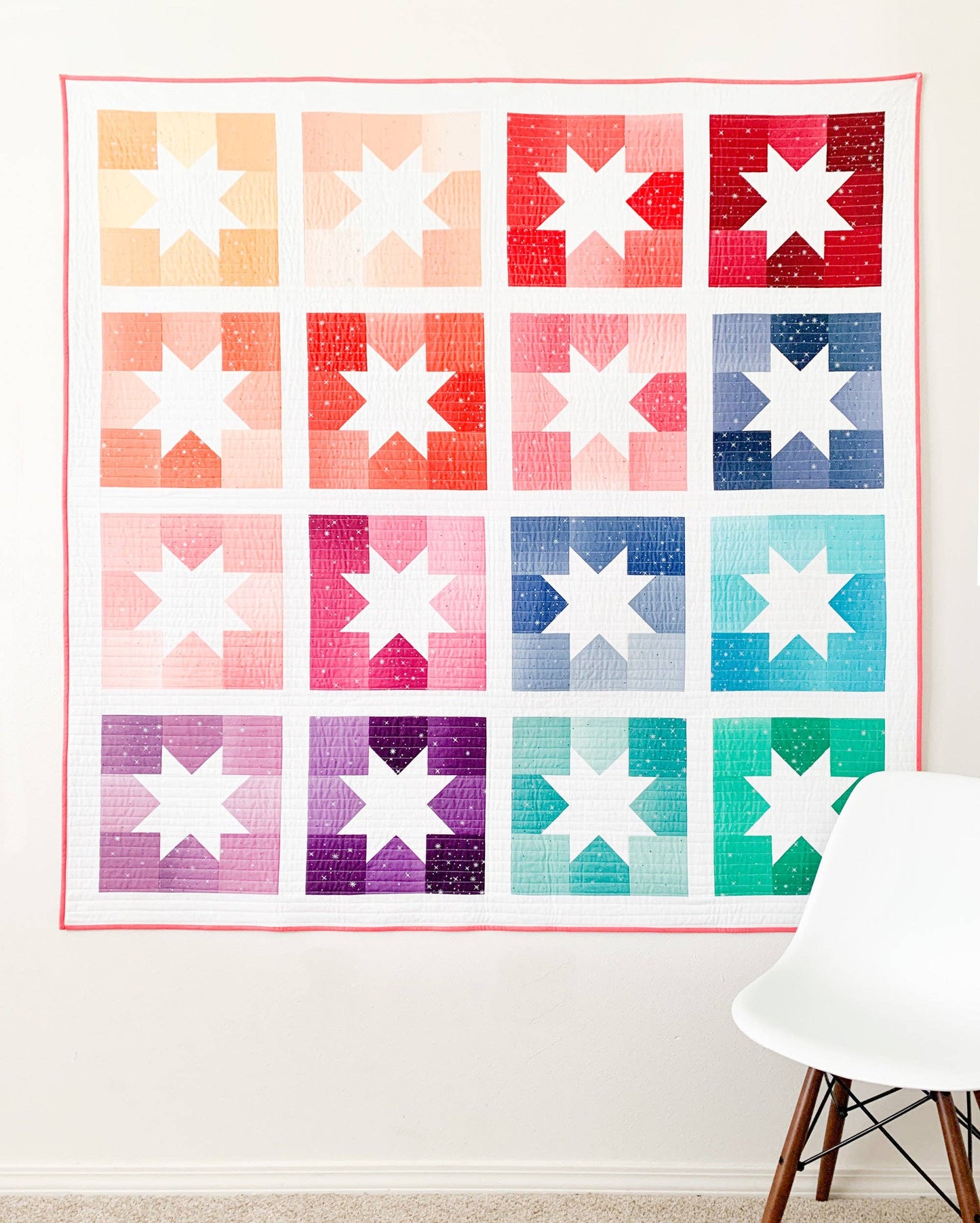 Joyful Stars Quilt  Paper Pattern | Cotton and Joy