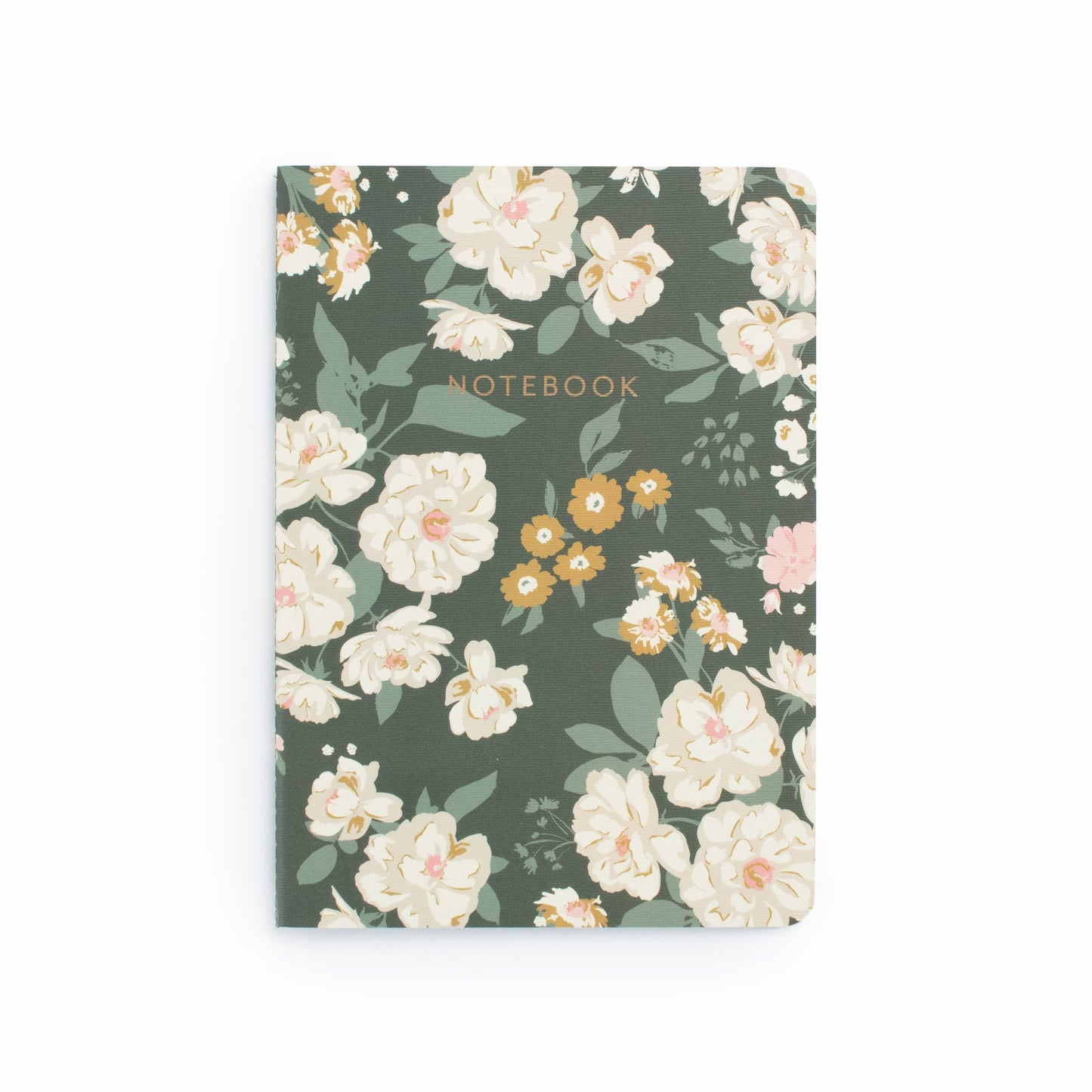 Flowerie - Reverie Notebooks | Set of 3 | Ferns, Green & Gold Florals