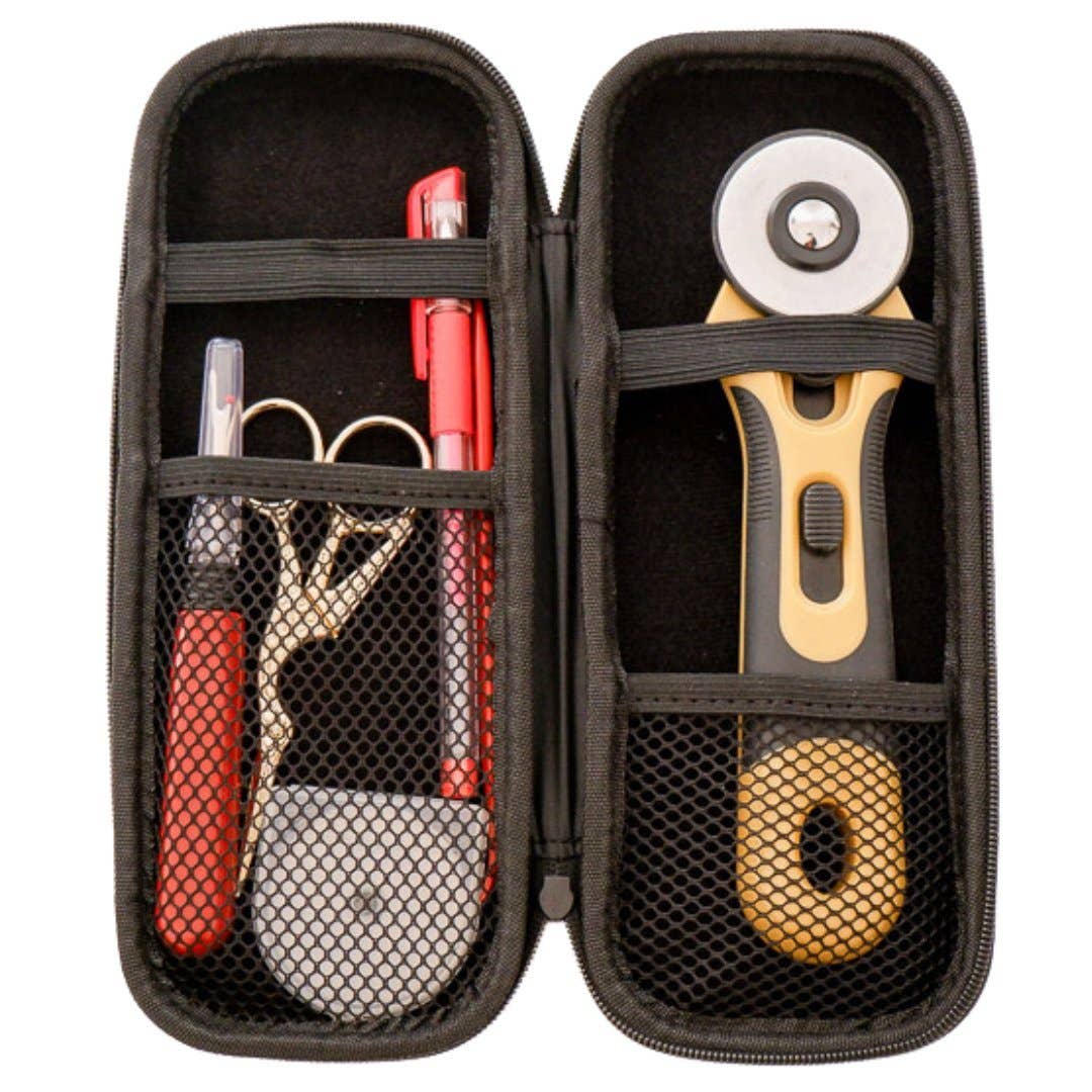 Madam Sew - Rotary Cutter Case - Safe Storage For Your Cutter, Spare Blades & Scissors!