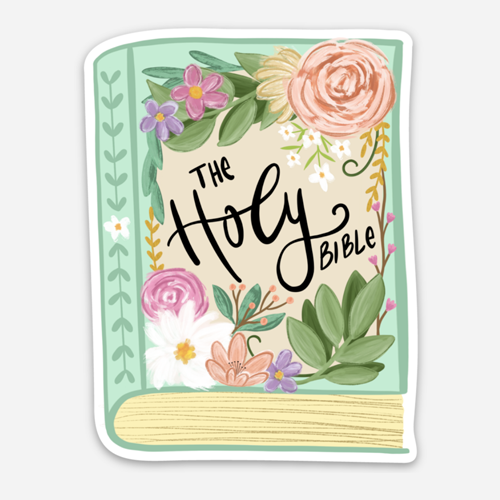 Makerie Day - Holy Bible Floral Sticker