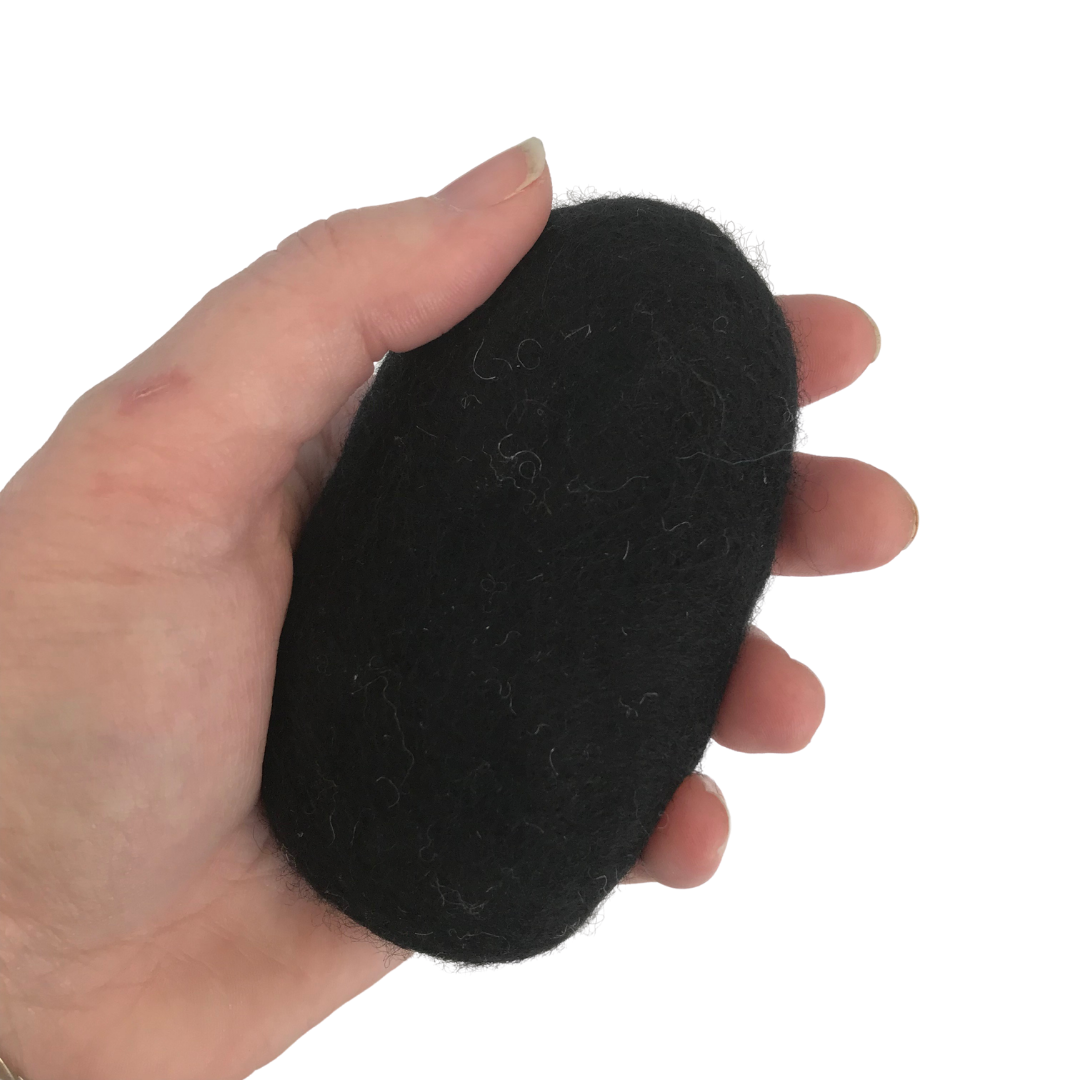 Twisted Purl LLC - Felted Soap Solid Black
