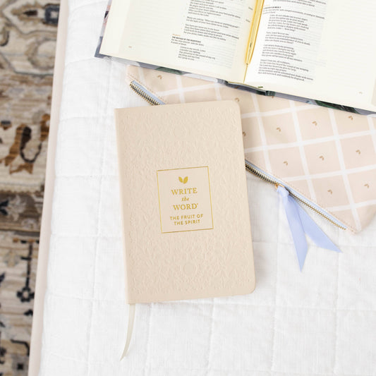 Cultivate What Matters - Write the Word® Journal | Fruit of the Spirit Natural Linen