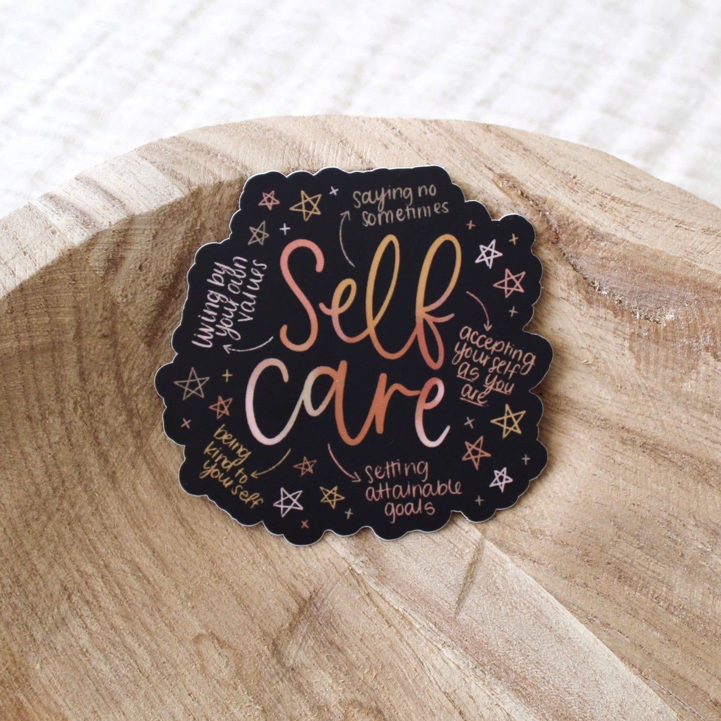 Elyse Breanne Design - Self Care Sticker, 2.75x2.75in
