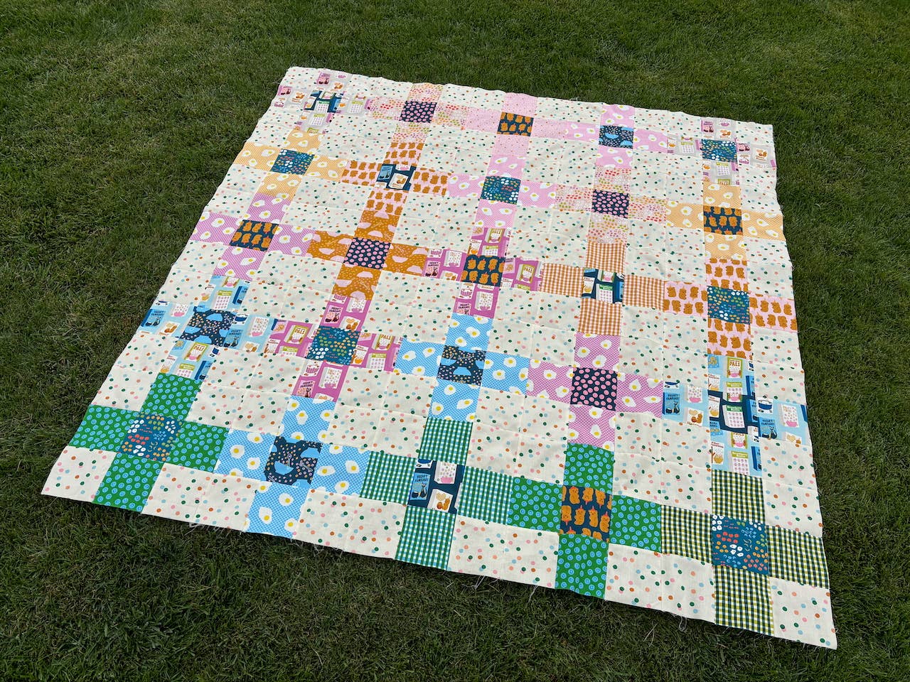 Layer Cake Nine Patch Quilt Pattern - Printed