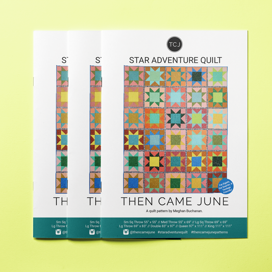 Star Adventure Quilt Paper Pattern | Then Came June