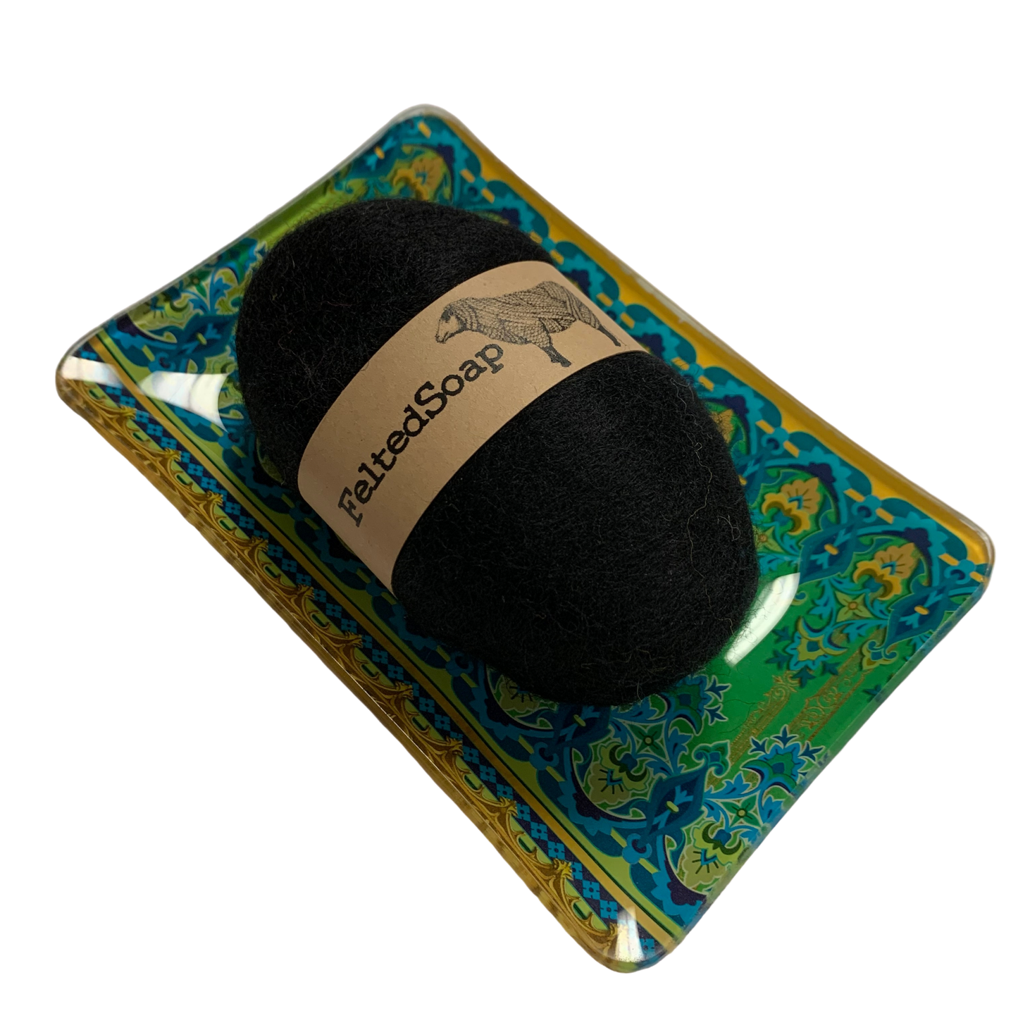 Twisted Purl LLC - Felted Soap Solid Black