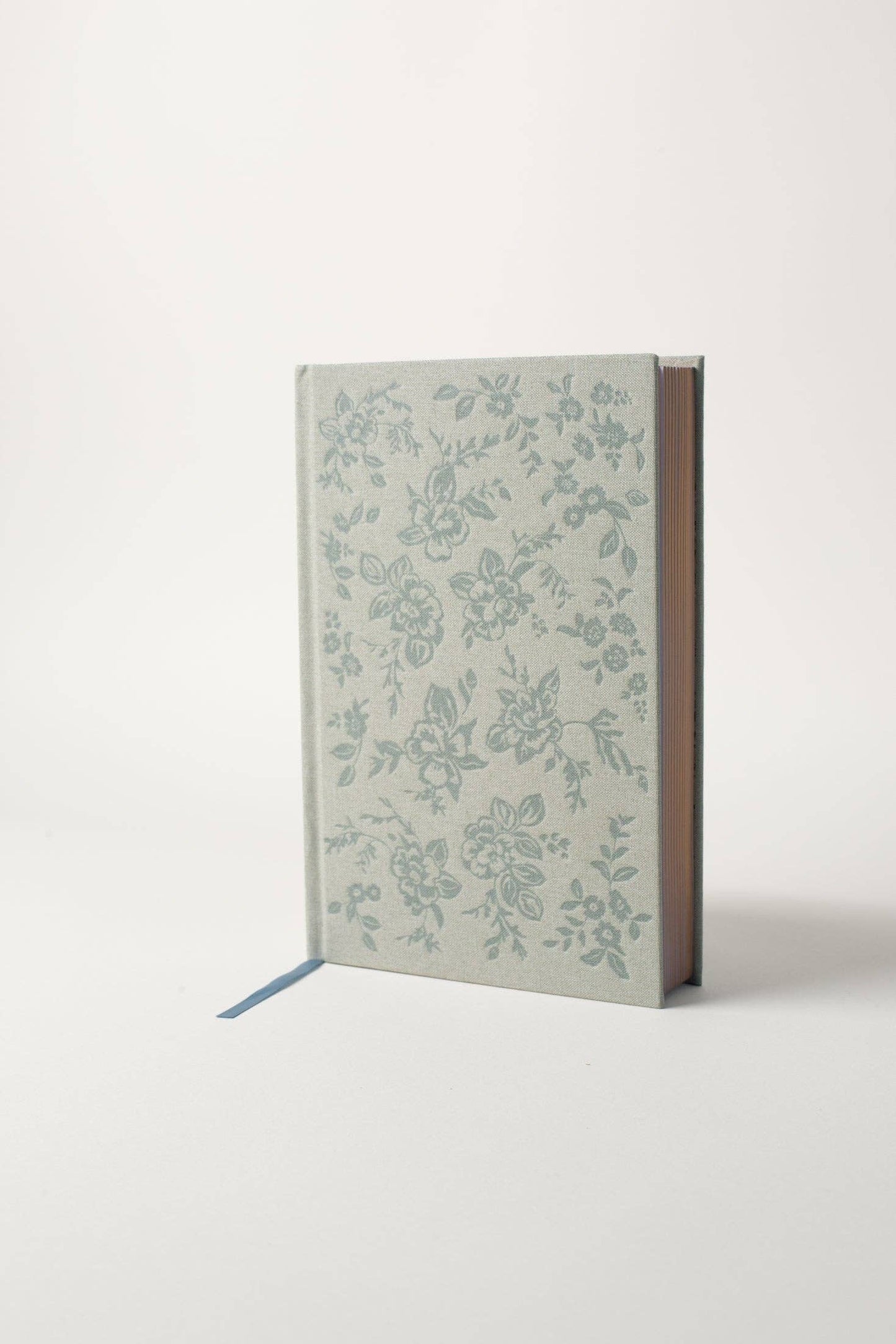 Flowerie - Daydreamer Linen Sketchbook - Embossed Green Floral Journal