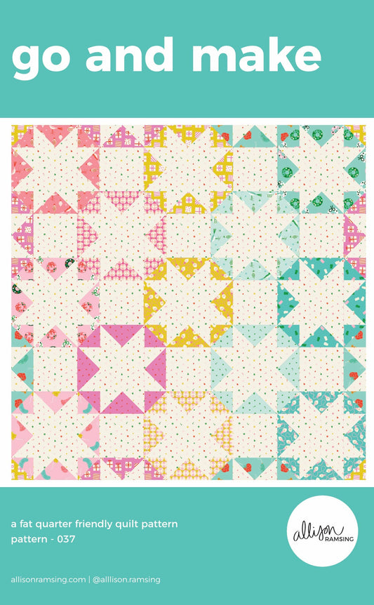 Go and Make Quilt Pattern - Printed