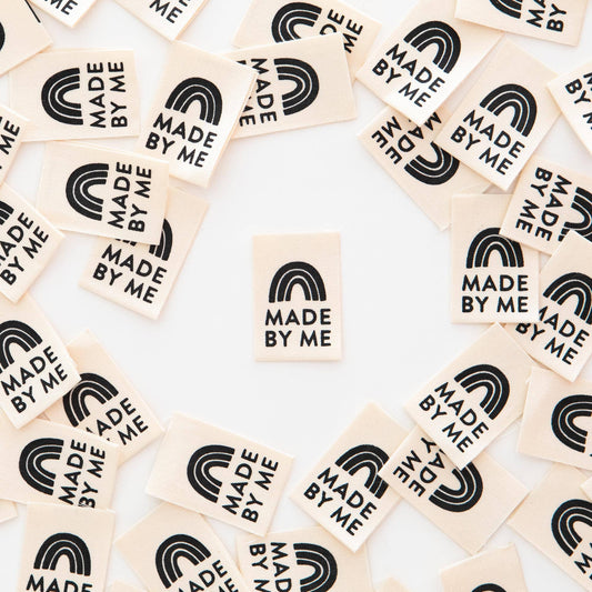 Sarah Hearts - Made by Me Organic Cotton - Sewing Woven Clothing Label Tags