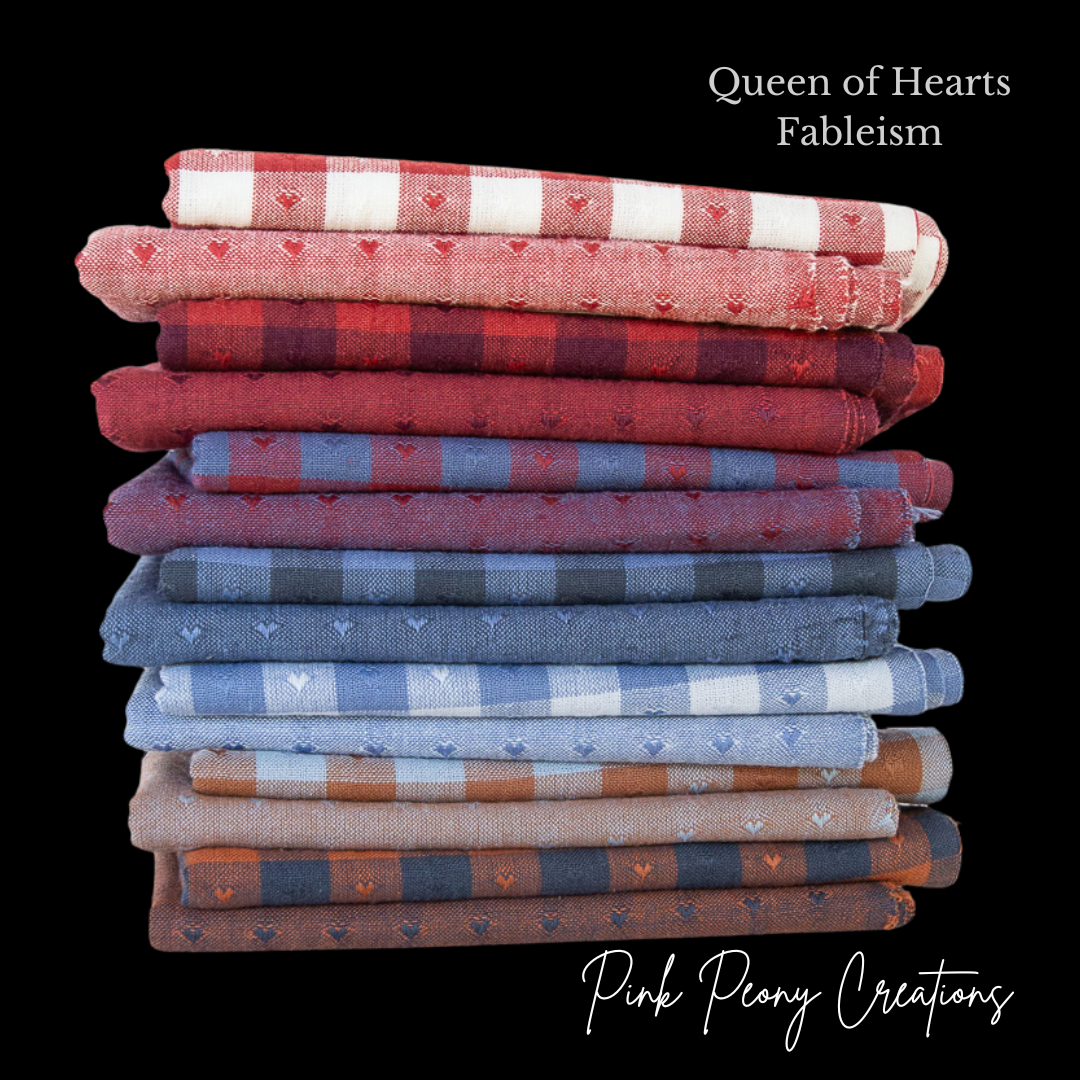 Queen of Hearts Fat Quarter bundle | Fableism Supply Co. | Pre-Order