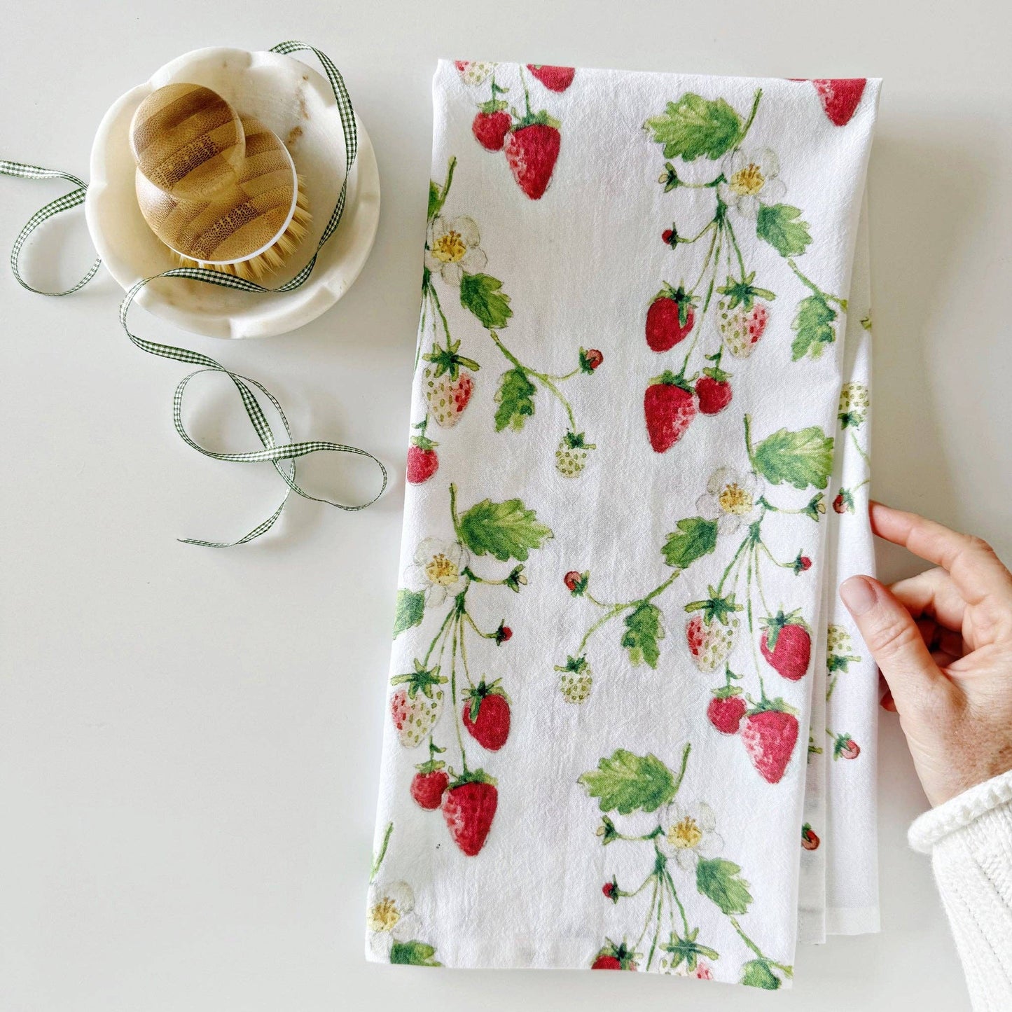 emily lex studio - Strawberry tea towel