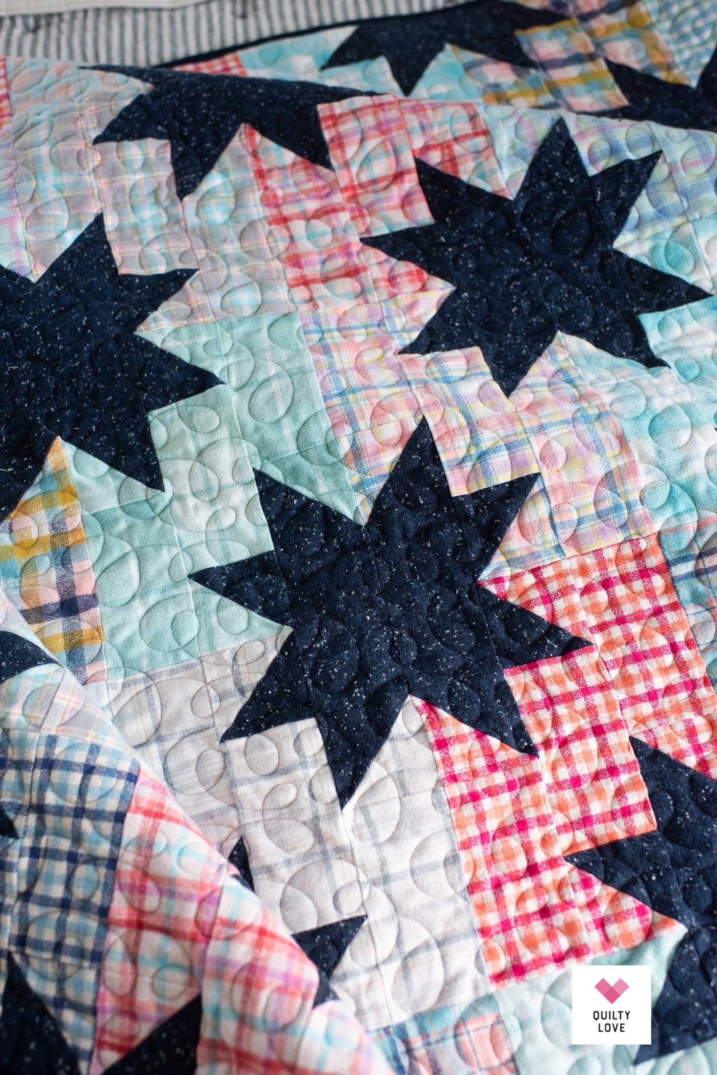 Quilty Love - Star Pop PAPER Quilt Pattern