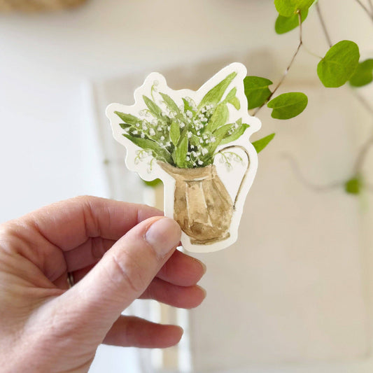 emily lex studio - Lily of the valley sticker