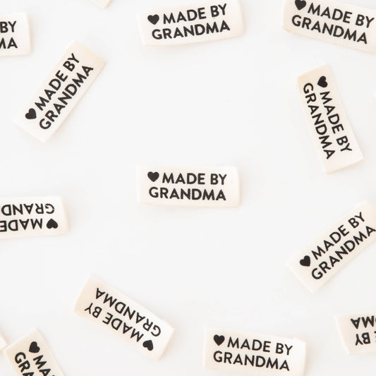 Sarah Hearts - Made by Grandma Organic Cotton Sewing and Quilting Labels