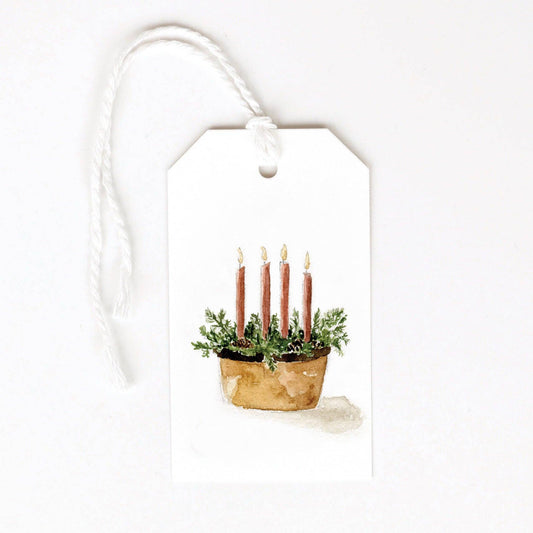 emily lex studio - Advent candles gift tags