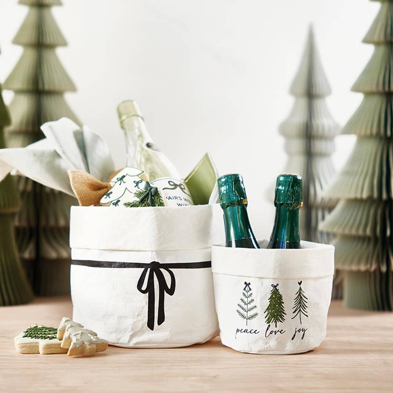 Angle - Washable Paper Pouches - Small - Trees