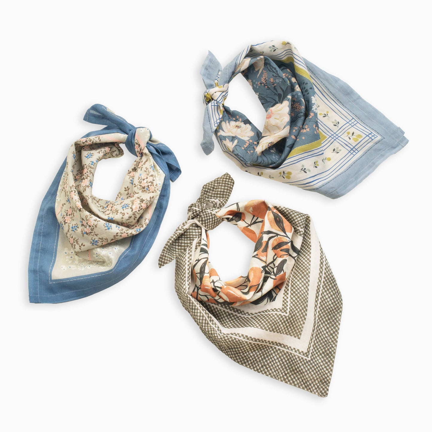 Flowerie - Flutterby Bandana | Bloom Field - Blue Floral