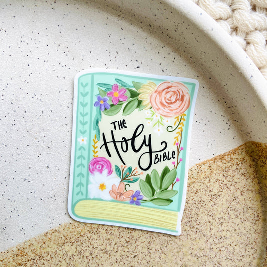Makerie Day - Holy Bible Floral Sticker