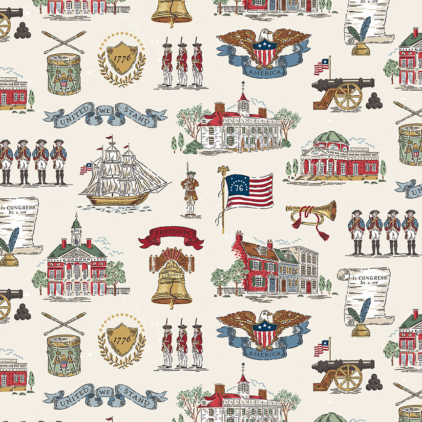 Main Cream | Independence | Riley Blake Designs