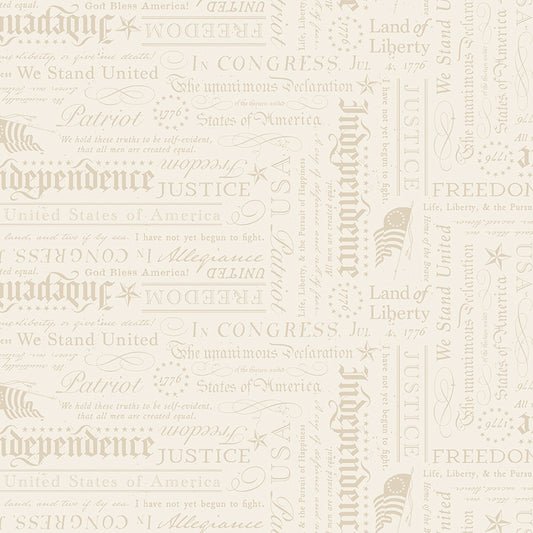 Declaration Cream | Independence | Riley Blake Designs