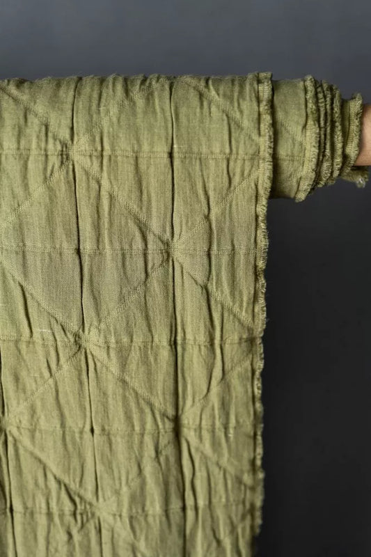 Merchant and Mills - Rushes Green Jacquard Cotton
