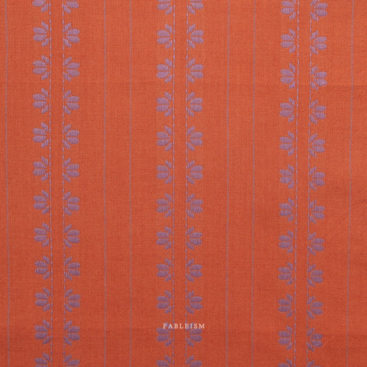 Deco Stripe in Spice | Fine & Dandy | Fableism | FND-07-DEC-SPICE