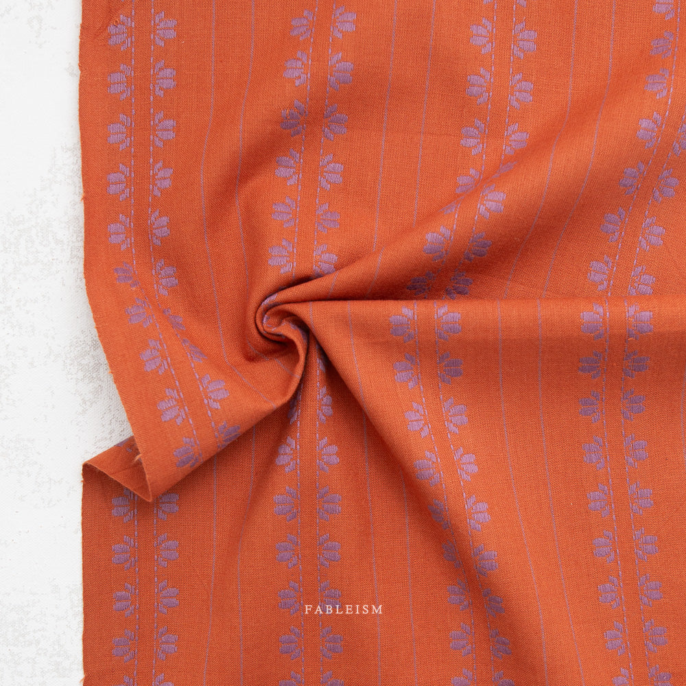 Deco Stripe in Spice | Fine & Dandy | Fableism | FND-07-DEC-SPICE
