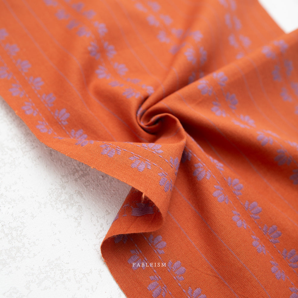 Deco Stripe in Spice | Fine & Dandy | Fableism | FND-07-DEC-SPICE