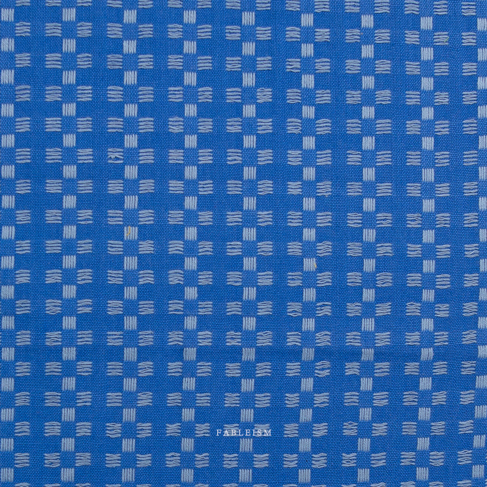 Basket Weave in Bright Blue | Fine & Dandy | Fableism | FND-09-BSK-BRIGHT-BLUE