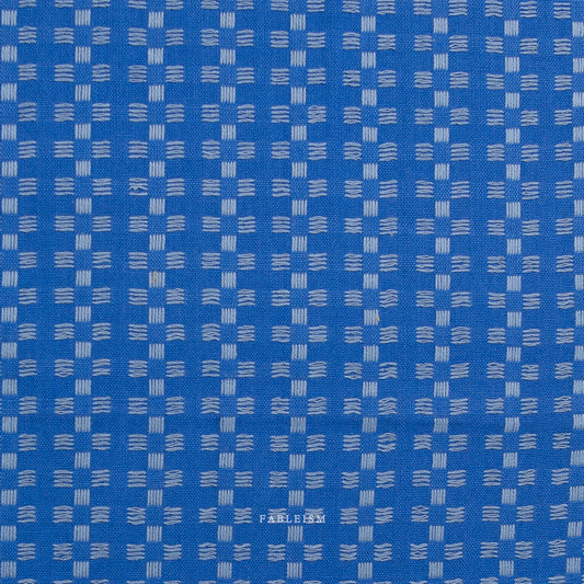 Basket Weave in Bright Blue | Fine & Dandy | Fableism | FND-09-BSK-BRIGHT-BLUE