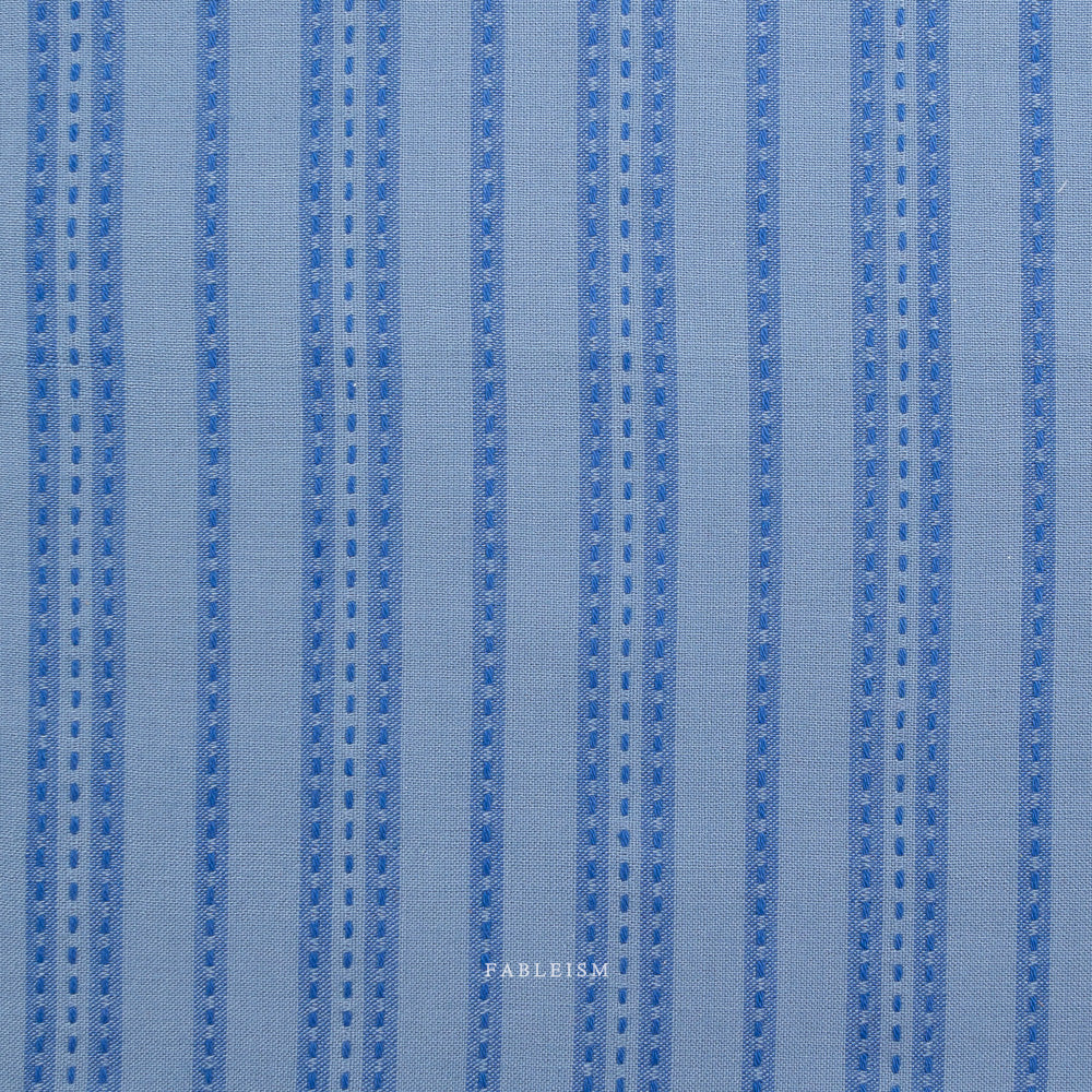 Stitch Stripe in Blue | Fine & Dandy | Fableism | FND-10-SSP-BLUE