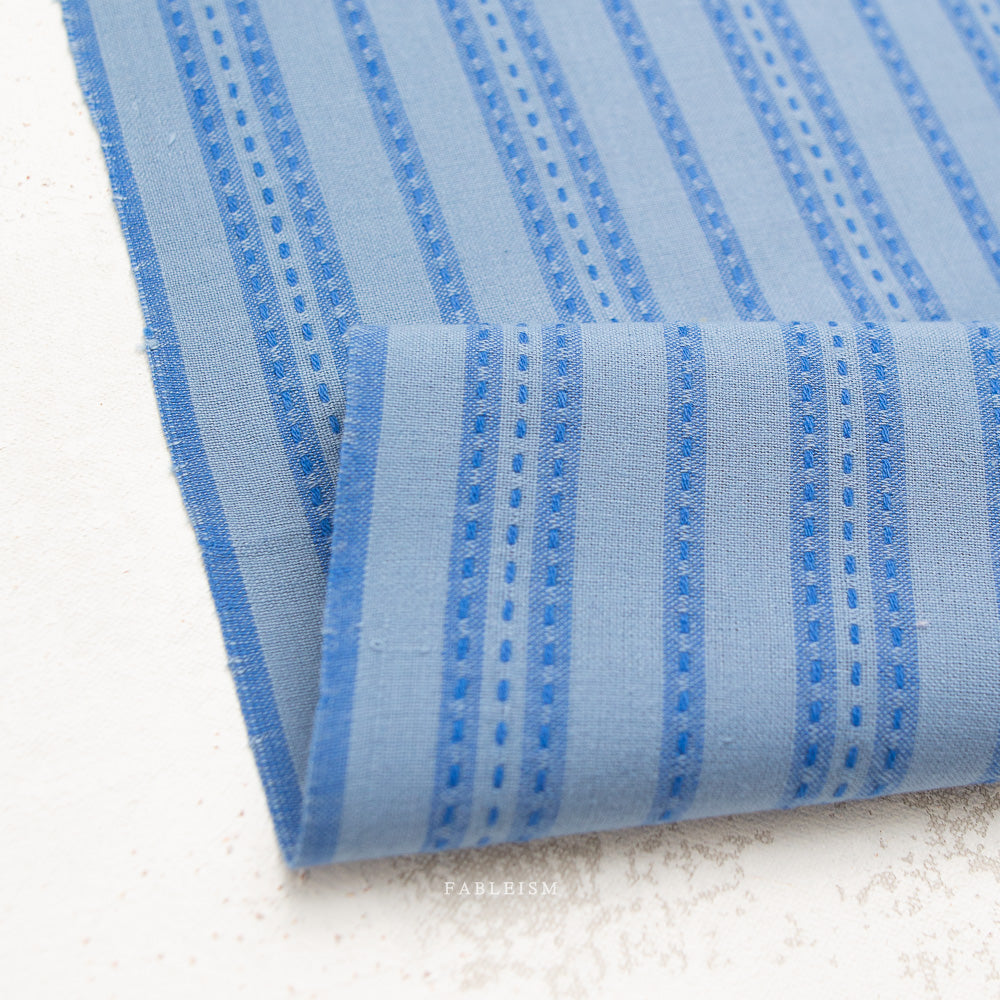 Stitch Stripe in Blue | Fine & Dandy | Fableism | FND-10-SSP-BLUE