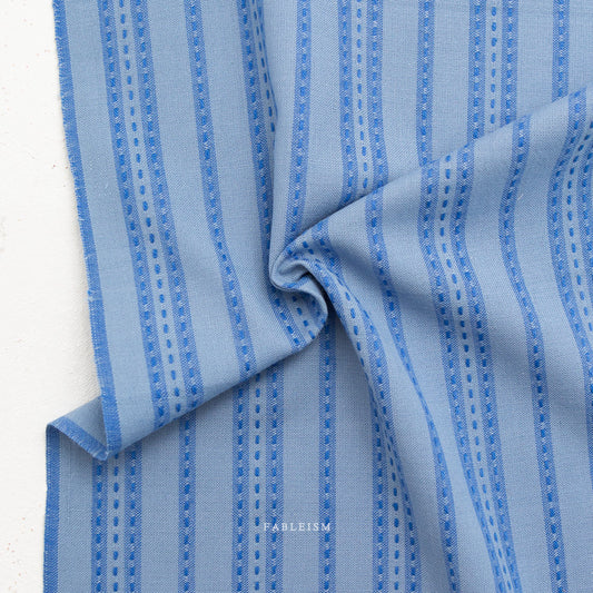 Stitch Stripe in Blue | Fine & Dandy | Fableism | FND-10-SSP-BLUE