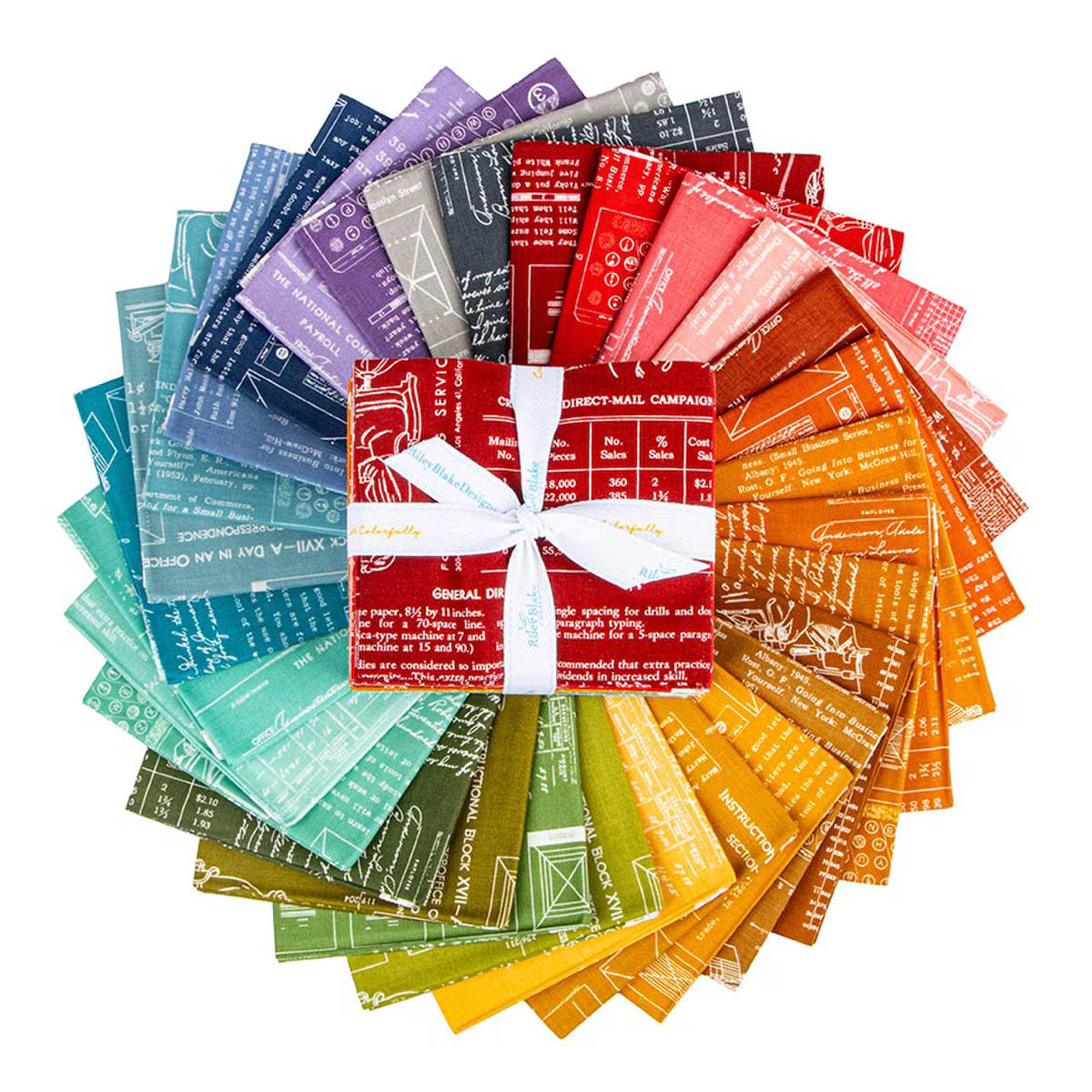 TYPE/ography Fat Quarter Bundle A | Riley and Blake Designs