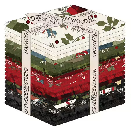 Fat Quarter Holly Jolly Flannel | Maywood Studio | By Bonnie Sullivan