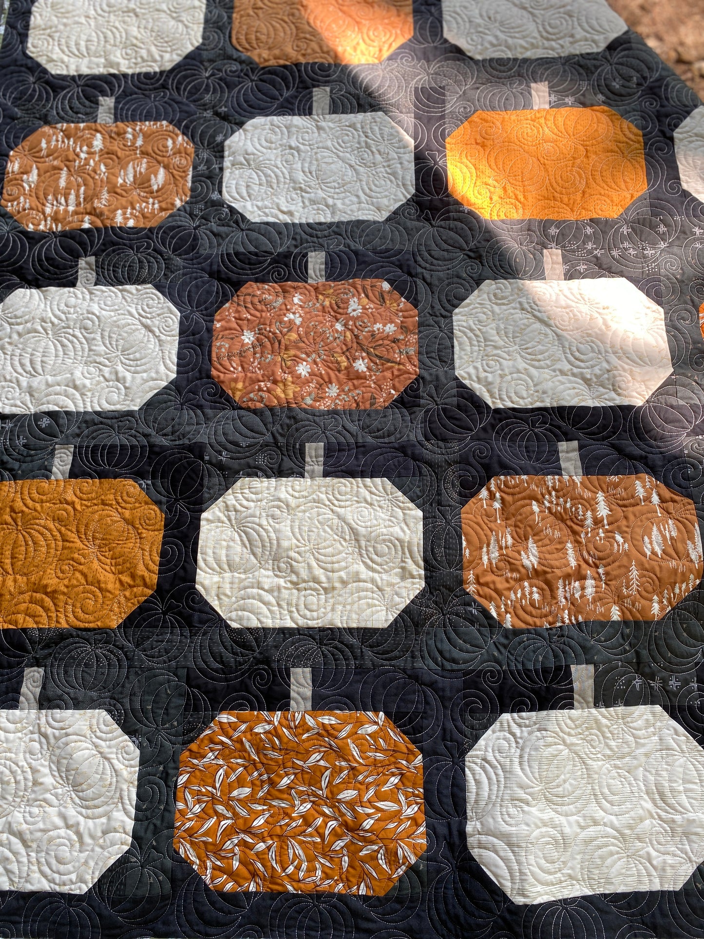 Scrappy Pumpkin Quilt Kit
