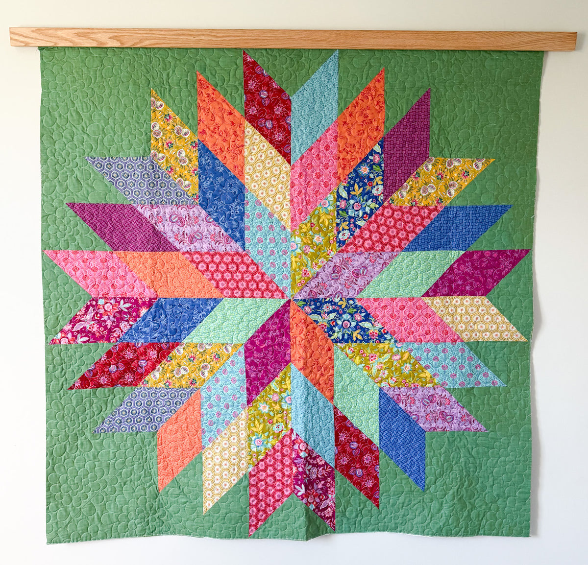 Homestead Star Throw Quilt Kit | Kipling Gardens | Pattern Included