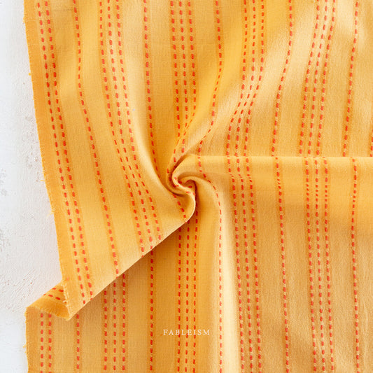 Lucky Loom | Stitch Stripe in Turmeric | Fableism