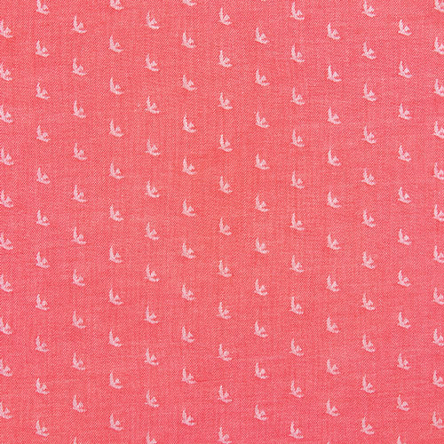 Birds in Cardinal | Picnic Wovens | Suzy Quilts for AGF